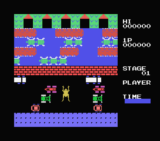 Frogger screenshot 2 for MSX